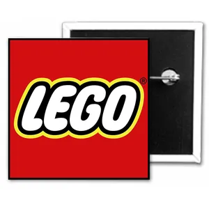 2 x 2 Inch Square Custom Button