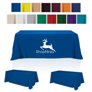 Flat 3-Sided Table Cover for 8