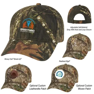 Cotton and Polyester Oak Hunters' Camouflage Cap