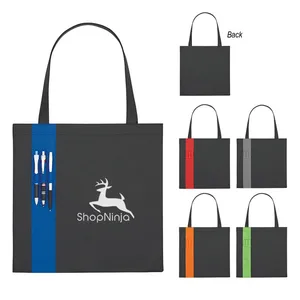 Striped Tote Bag