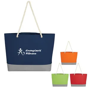 Rope-Handled Beachside Tote