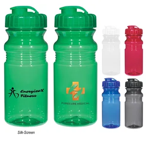 Poly-Clear™ 20 Oz. Fitness Bottle With Super Sipper Lid