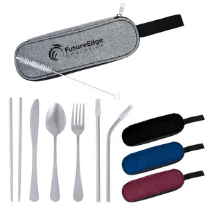 Stainless Steel Cutlery Set In Pouch