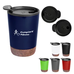 10 Oz Stainless Steel Tumbler With Cork Base