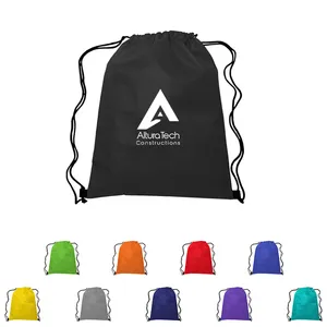 13.5 in w x 16.5 in h Drawstring Non-Woven Bag