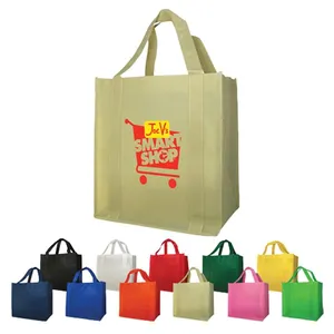 Non-Woven (12 in W x 13 in H x 8 in D) Shopping Tote Bags
