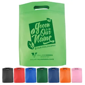 Non-Woven (11 in W x 14 in H x 2 in D) Promo Tote Bags