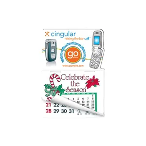 Cell Phone Shape Calendar Pad Sticker W/ Tear Away Calendar