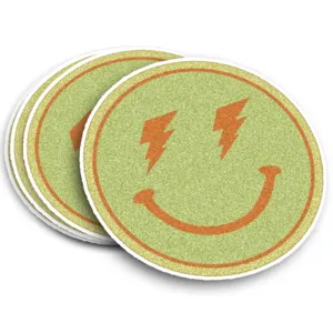 Custom Die-Cut Glitter Stickers - 5 in x 5 in