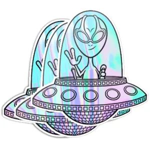 Custom Holographic Stickers-5x5