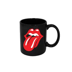 15 Oz Full Color Black Ceramic Mug