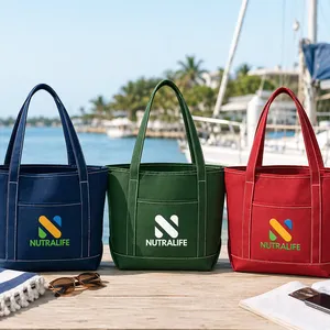 Medium-sized Cotton Boat Tote