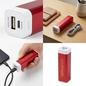 Power Shot 10 - 2200 mAh Plastic USBP2200P Power Bank in Branded Can