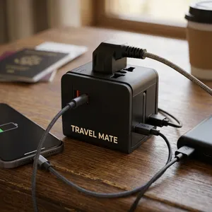20W Universal Travel Adapter with Type-C