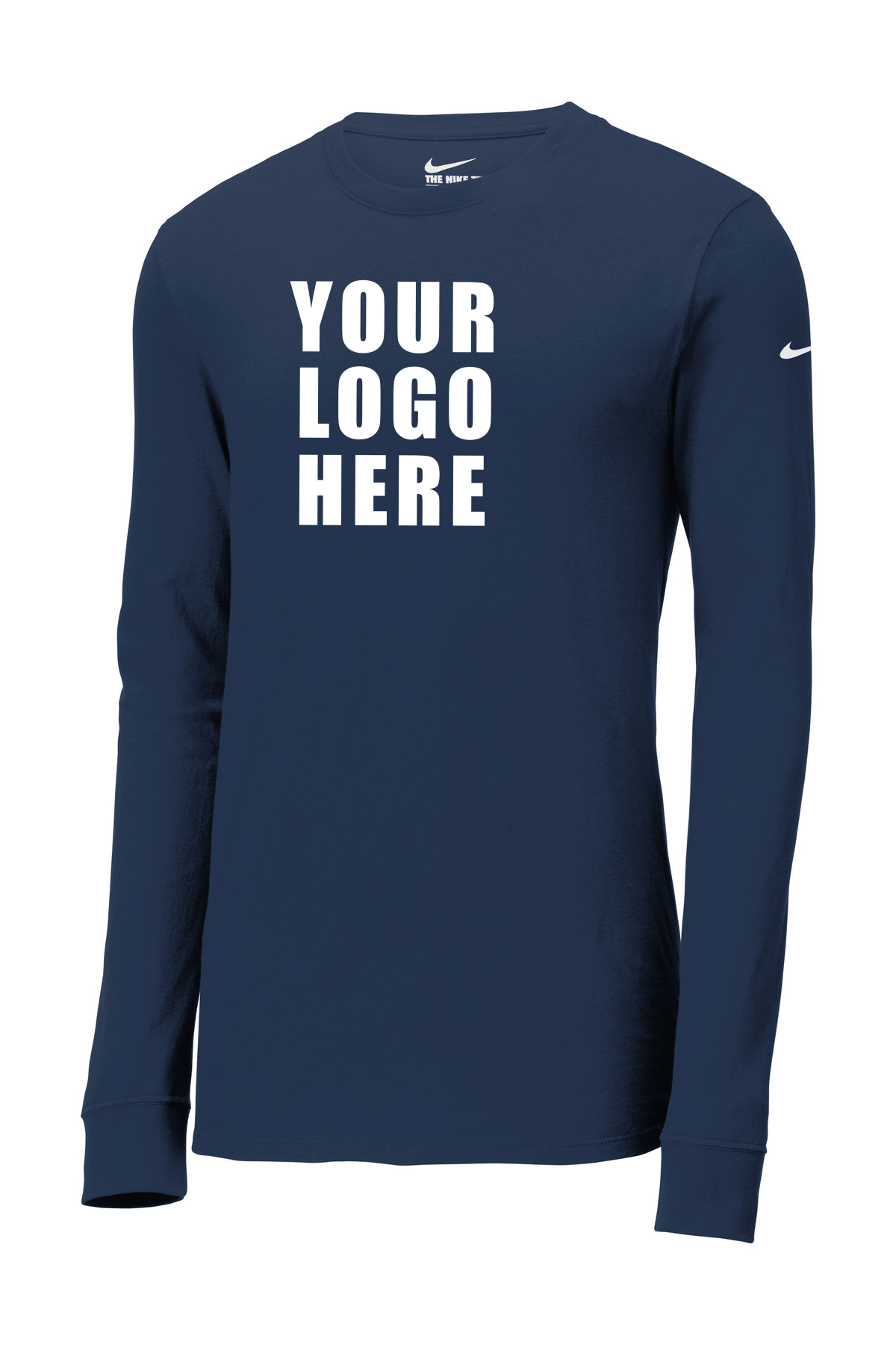 Nike Dri-FIT Cotton/Poly Long Sleeve Tee. NKBQ5230
