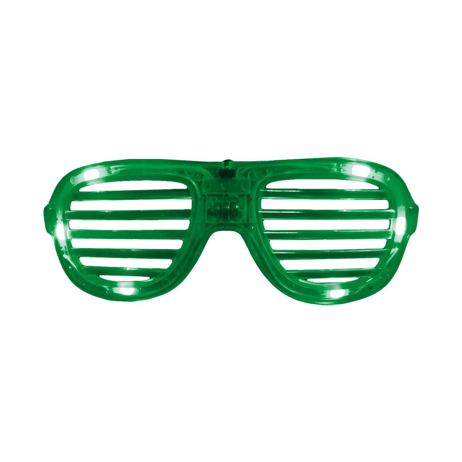 Light-Up LED Slotted Glasses view 1