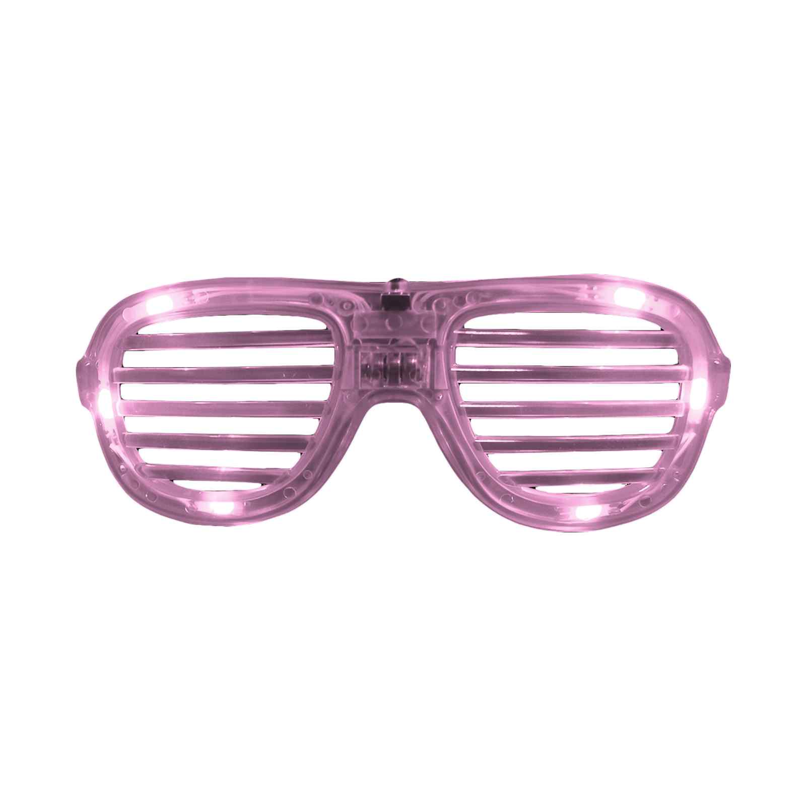 Light-Up LED Slotted Glasses view 2