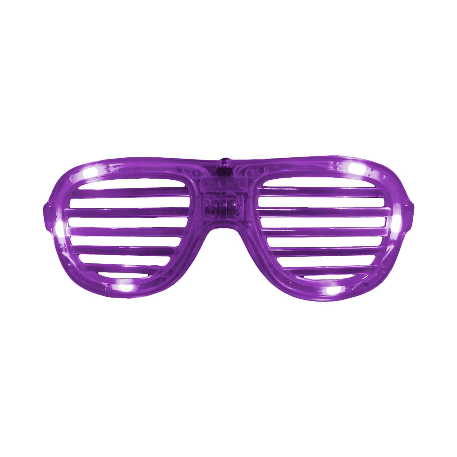 Light-Up LED Slotted Glasses view 3