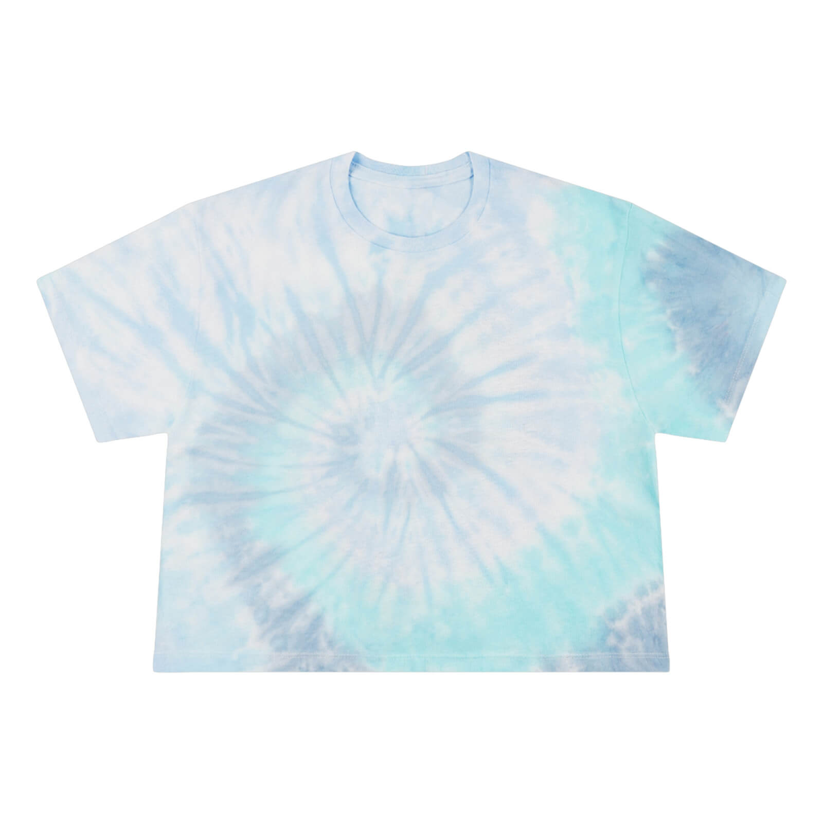 Women's Tie-Dye Crop Tee Front