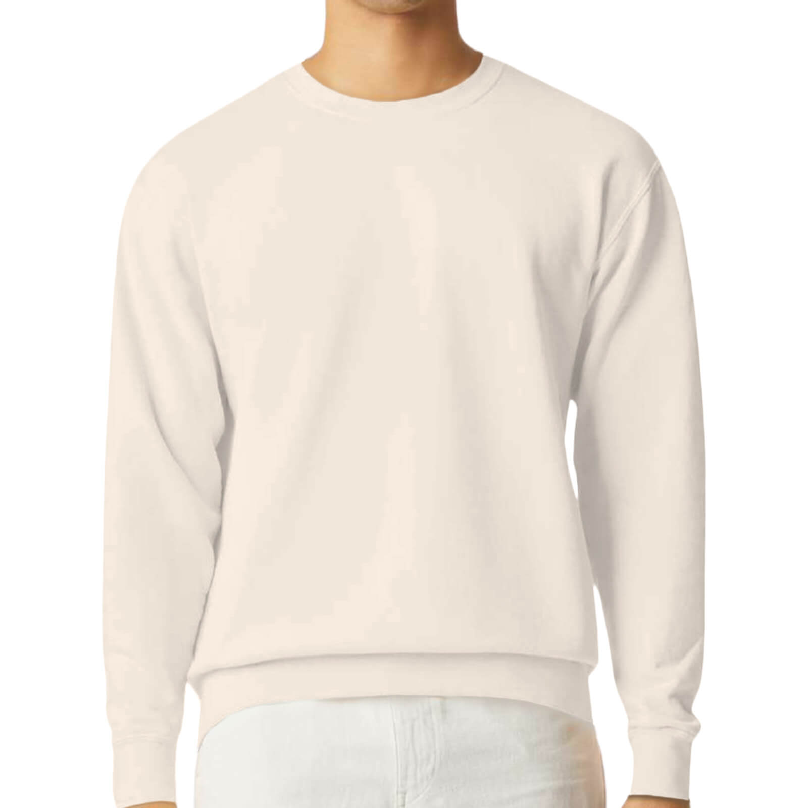 Unisex Lightweight Crewneck Sweatshirt Front