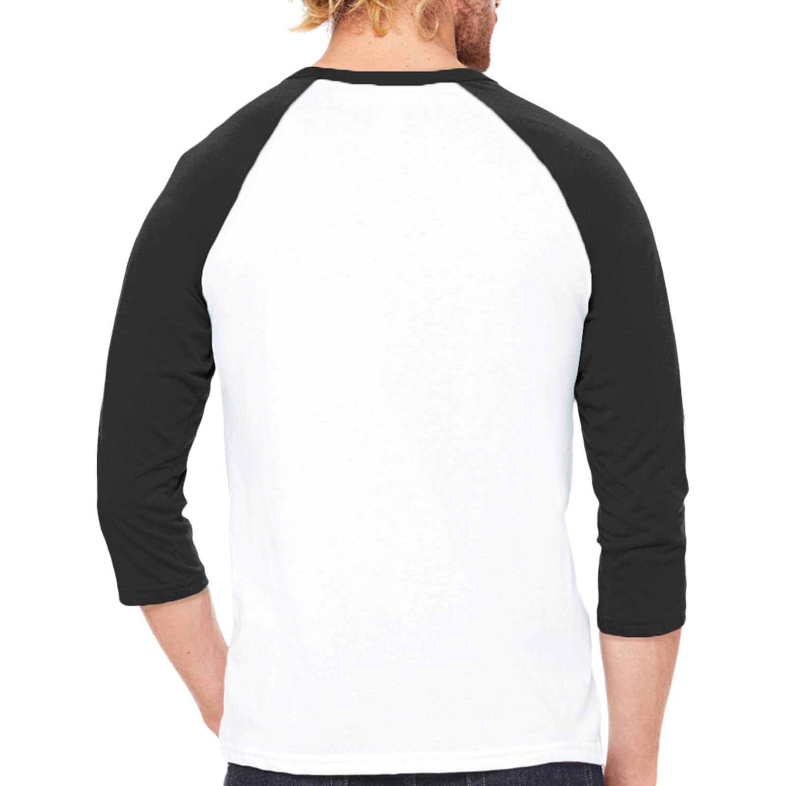 Unisex 3\4 Sleeve Baseball Tee Back