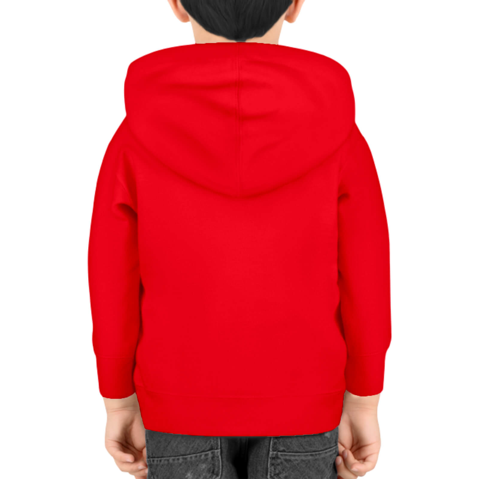 Toddler Pullover Fleece Hoodie Back