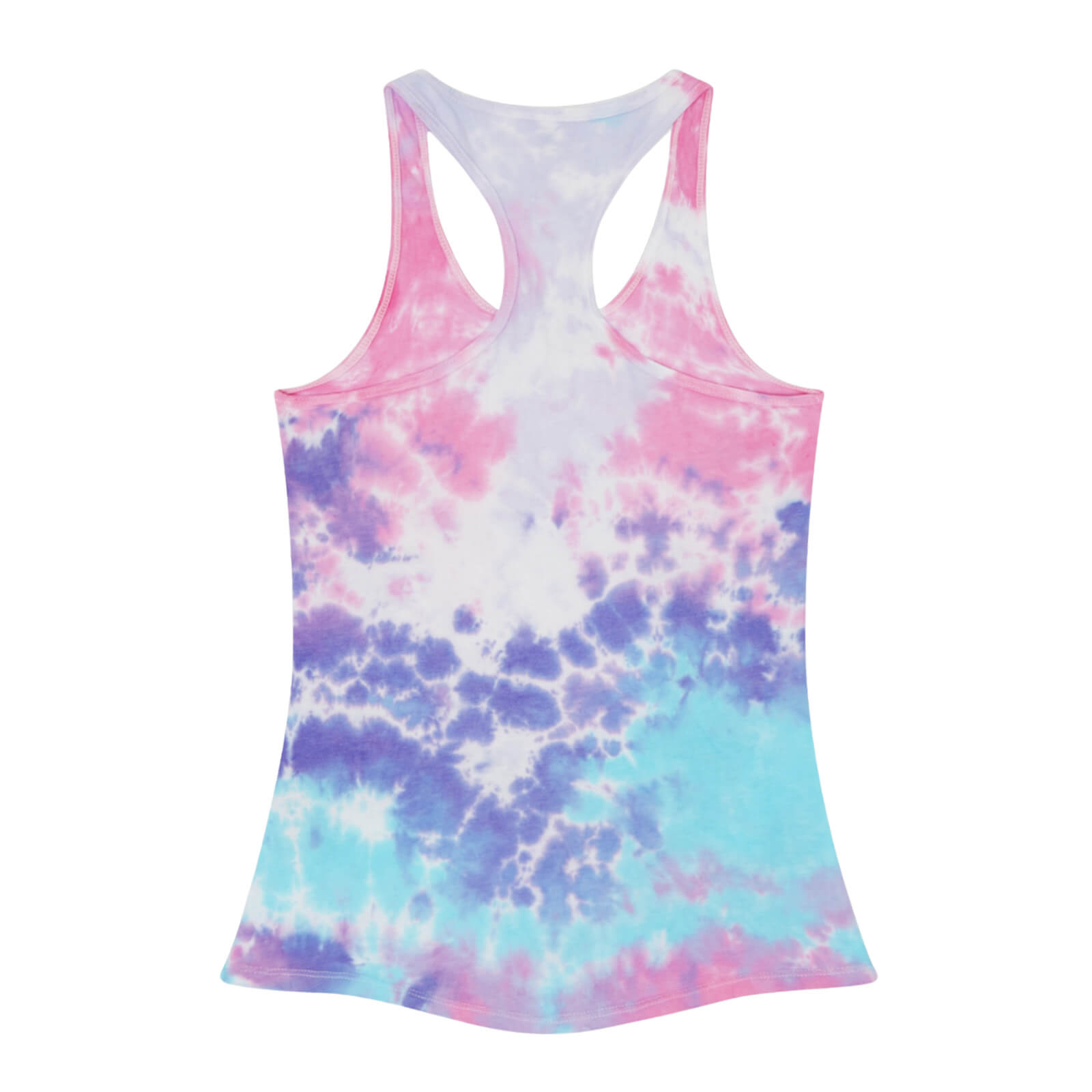 Tie Dye Racerback Tank Top Back