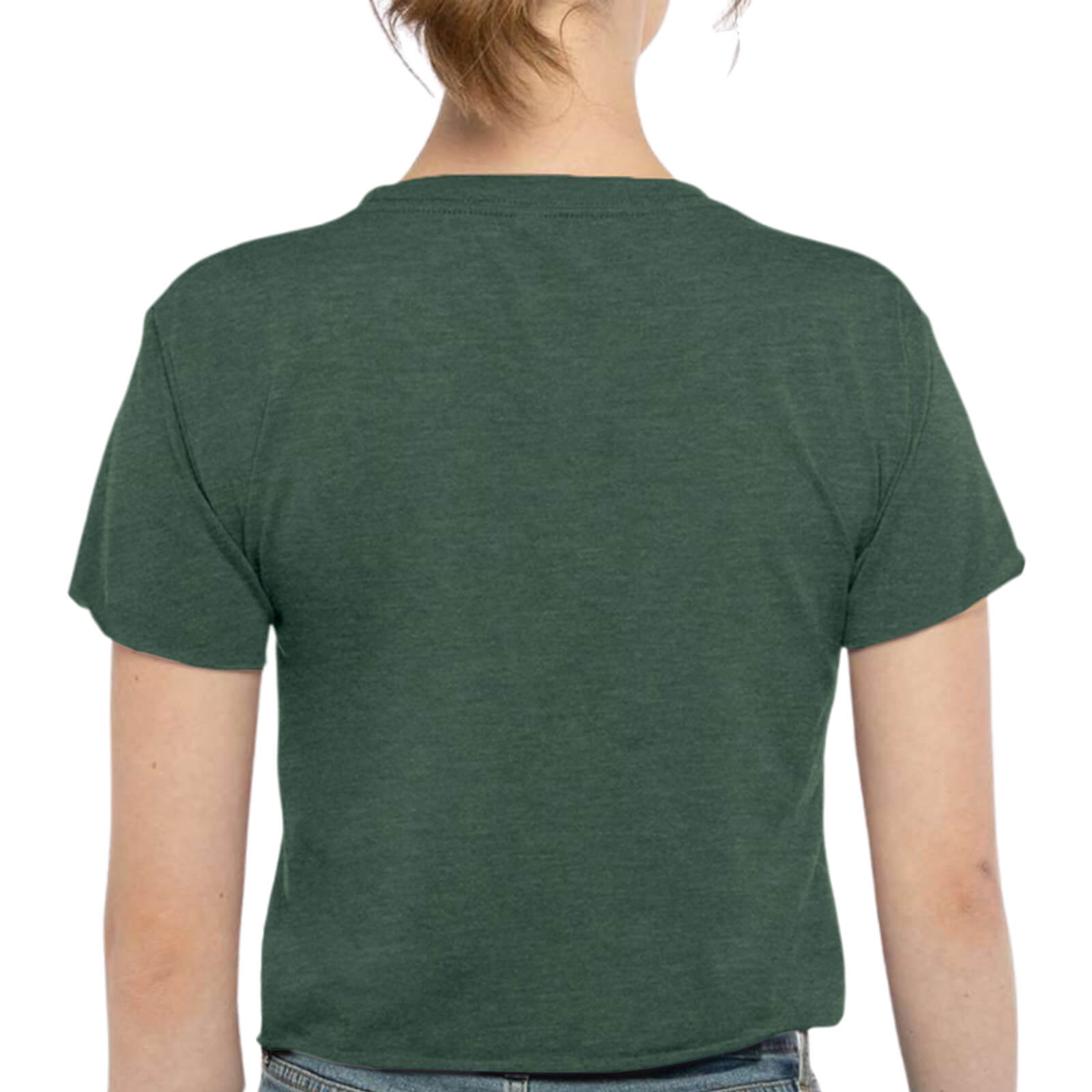 Women's Festival Crop Top Back