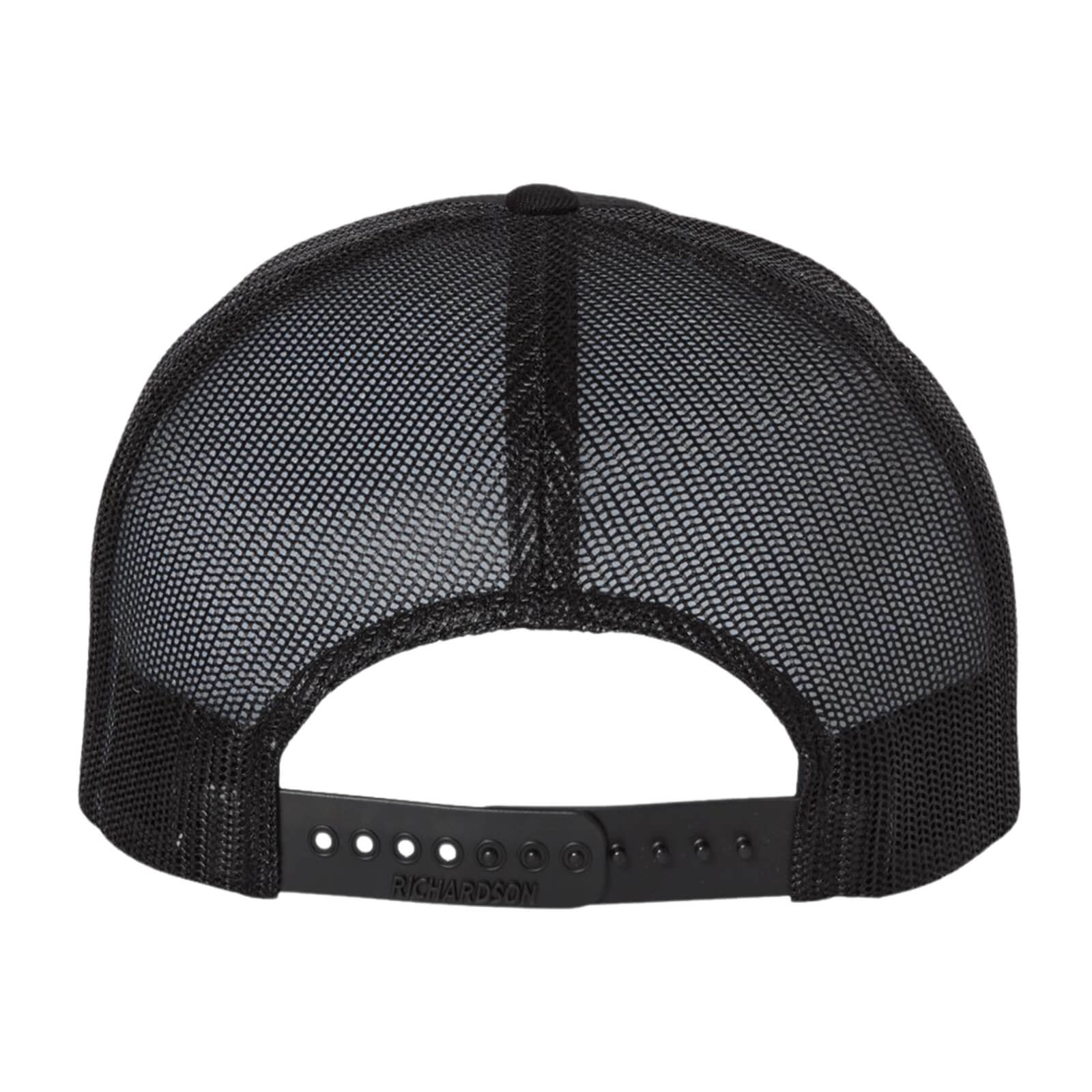 Wool Blend Flat Bill Trucker Cap Back