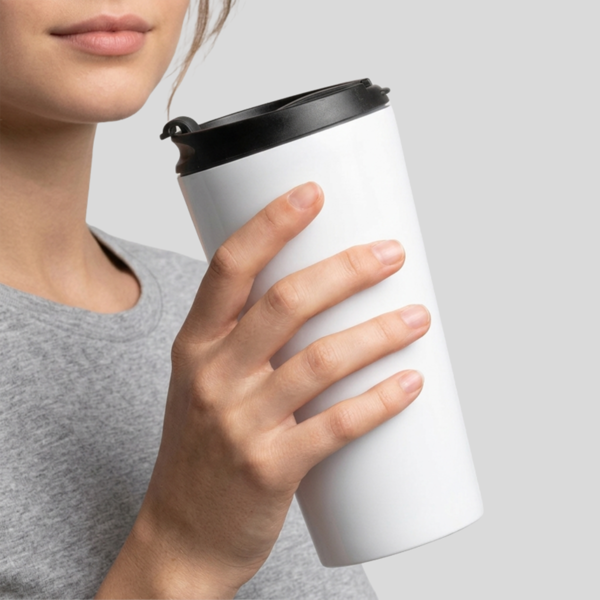 Stainless Steel Travel Mug Front