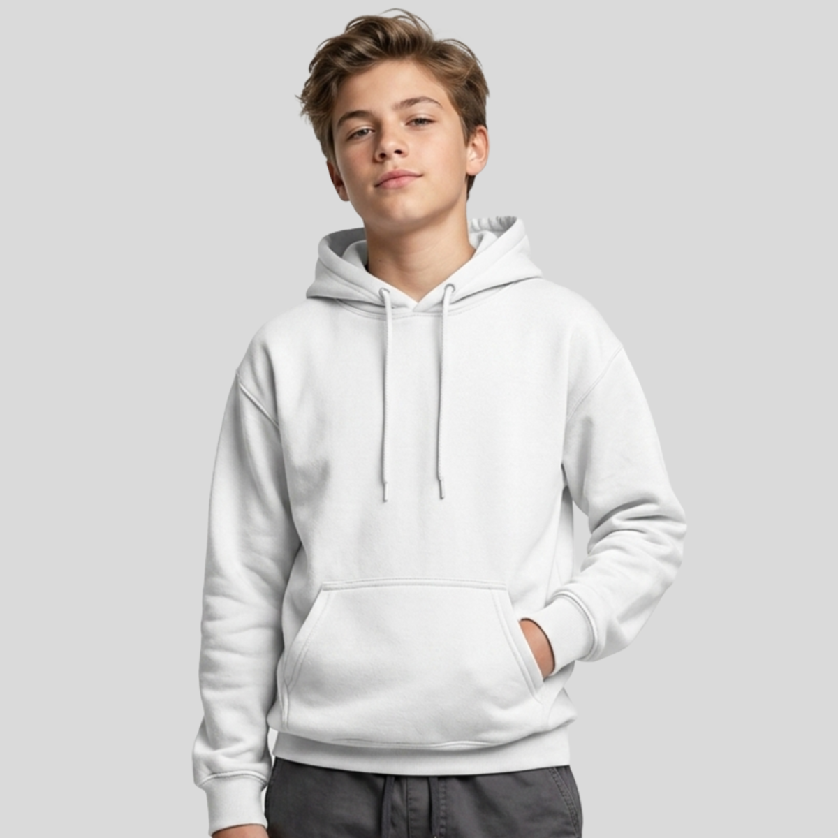 Youth Heavy Blend Hooded Sweatshirt Front