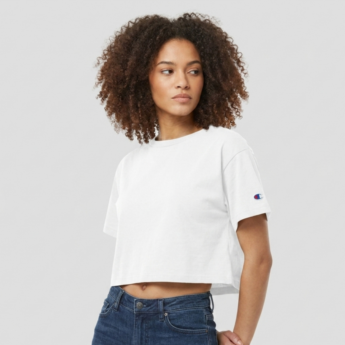 Champion Women's Heritage Cropped T-Shirt Front