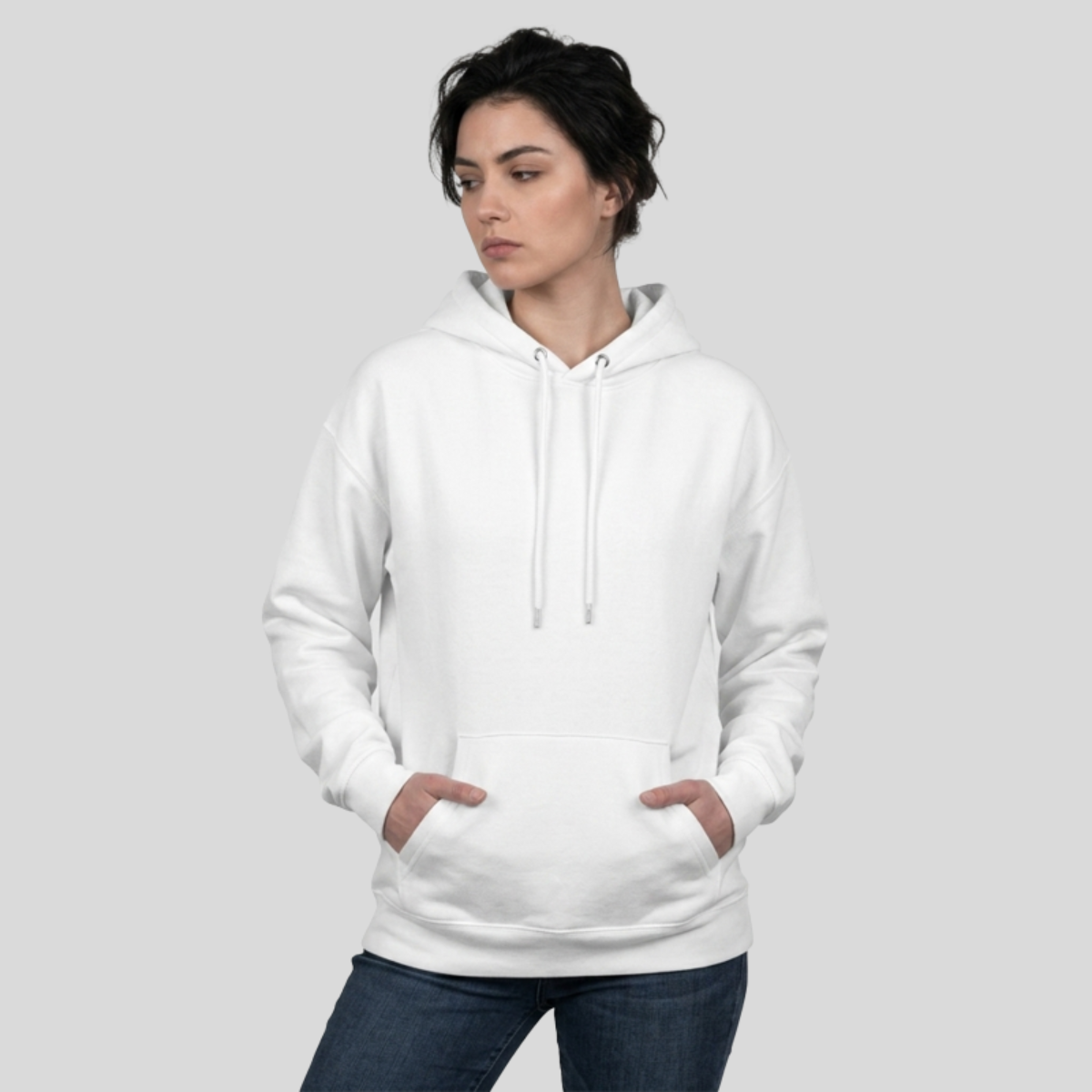 Unisex EcoSmart® Hooded Sweatshirt Front