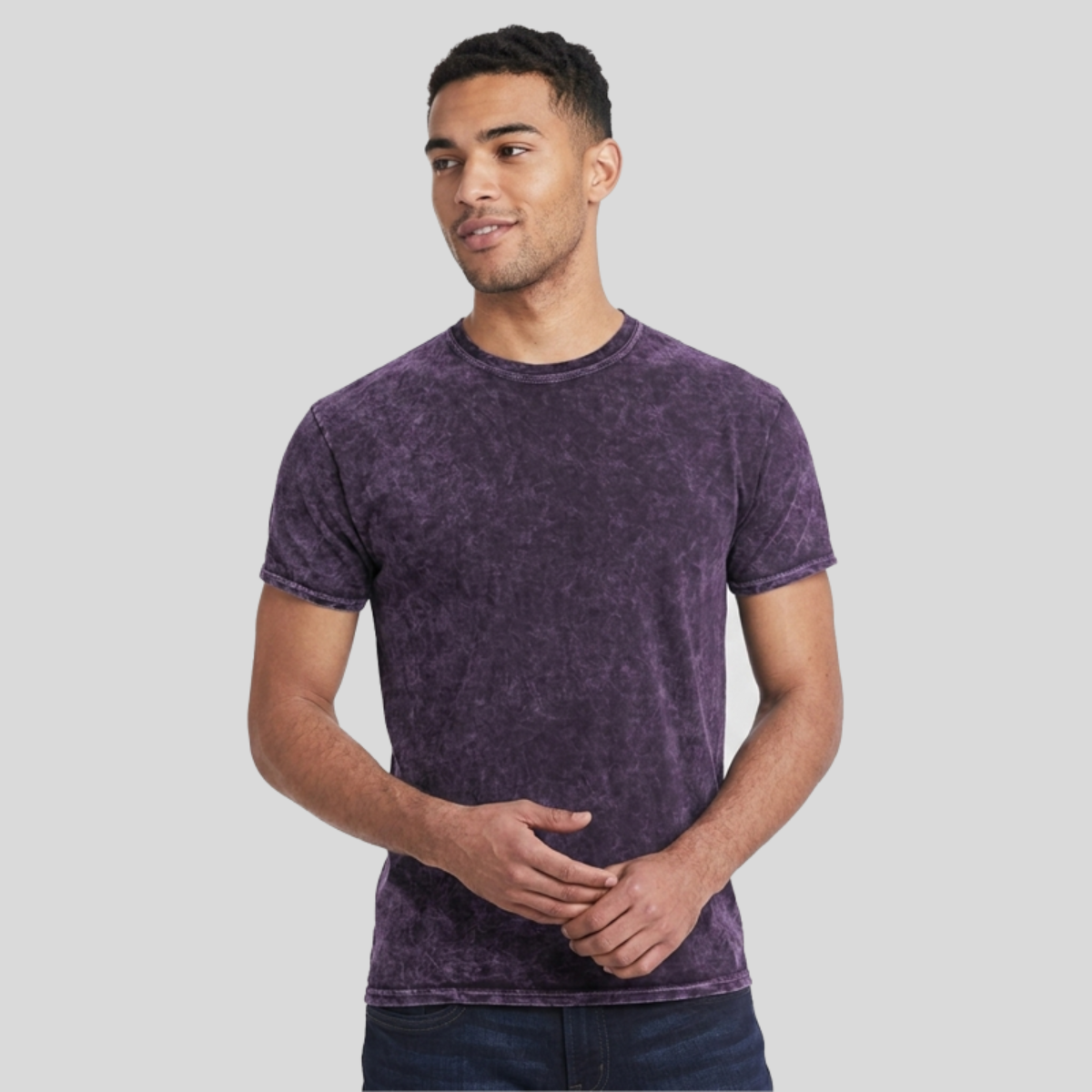 Unisex Mineral Wash T-Shirt Front