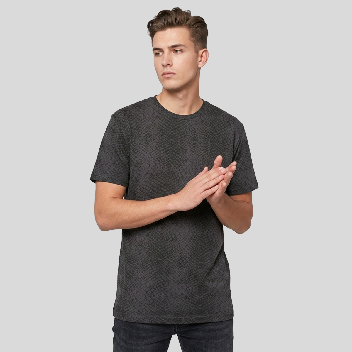Men's Fine Jersey Tee Front