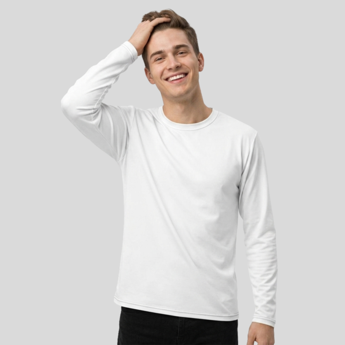 Unisex Lightweight Long Sleeve Tee Front
