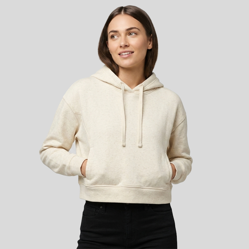 Women's Cinched Bottom Hoodie Front