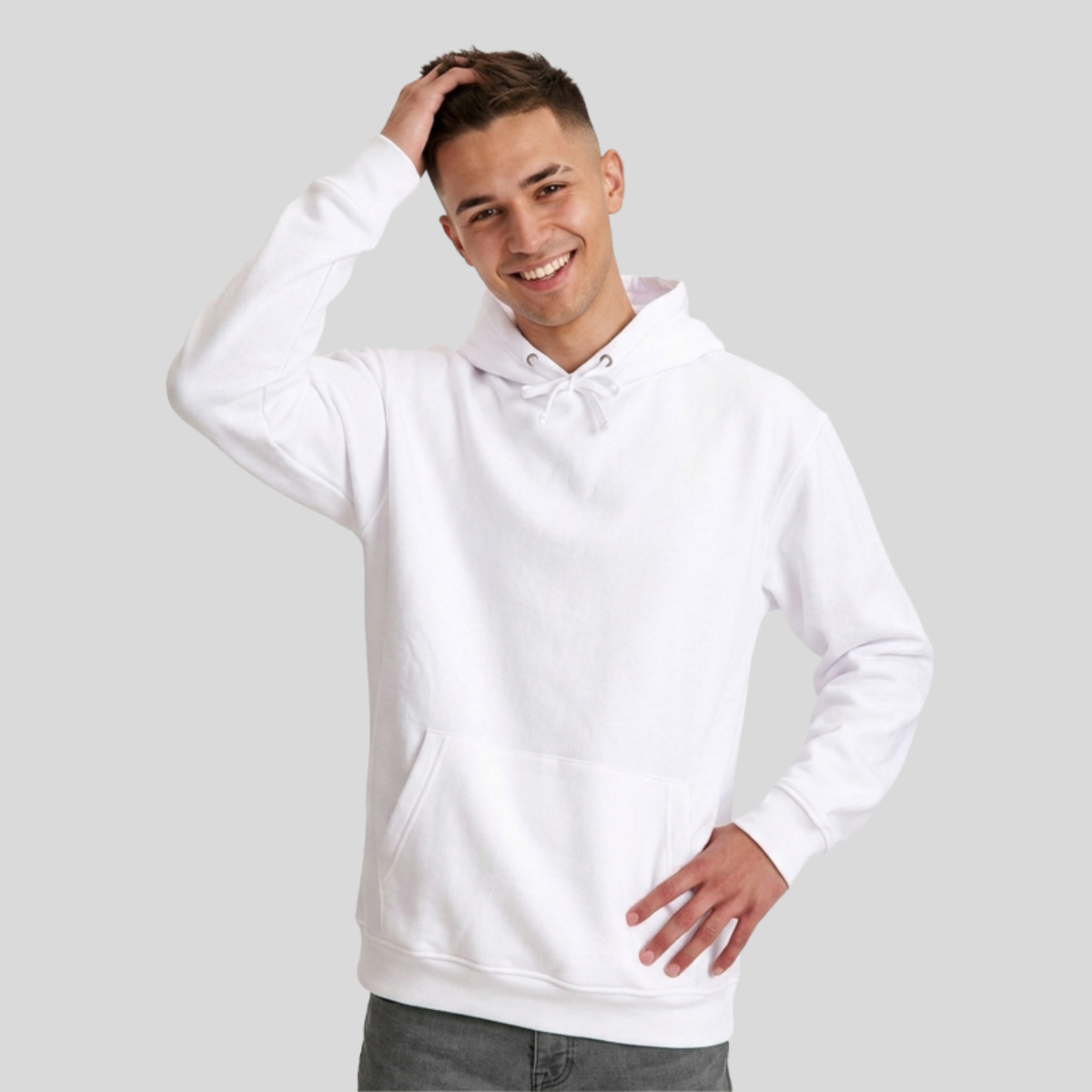Unisex Hooded Sweatshirt, Made in US Front