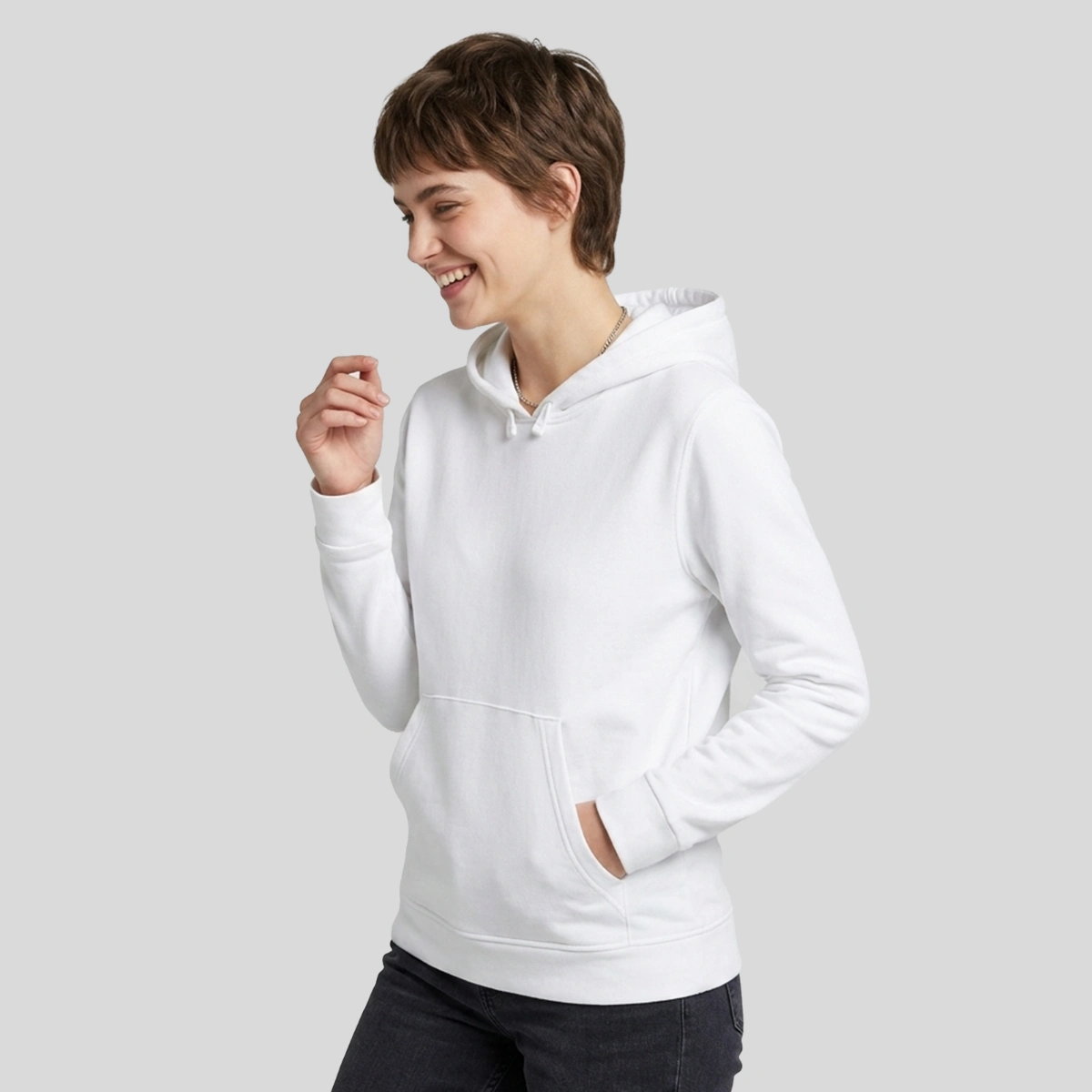 adidas Unisex Fleece Hoodie Front