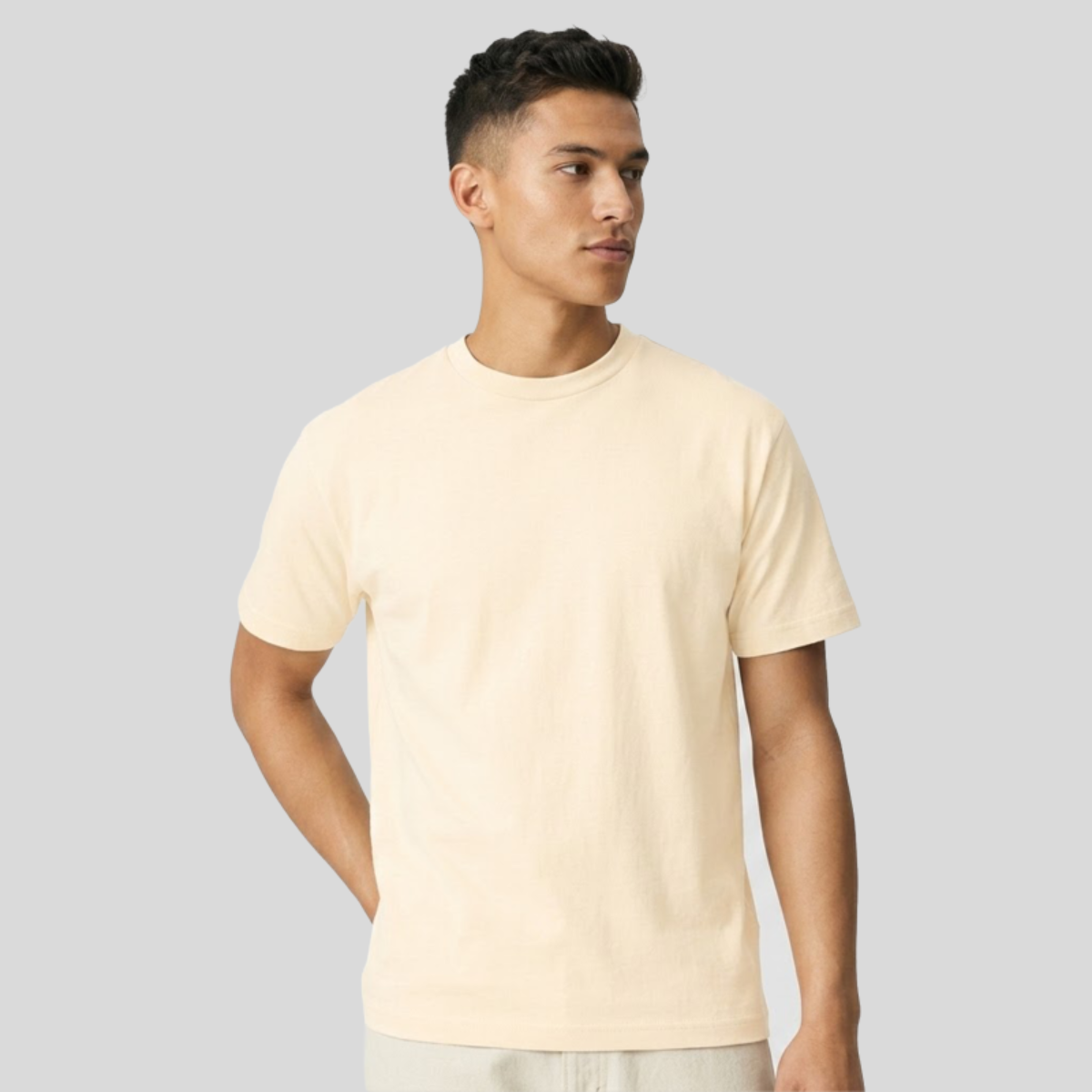 Unisex Garment-Dyed Heavyweight Cotton Tee Front