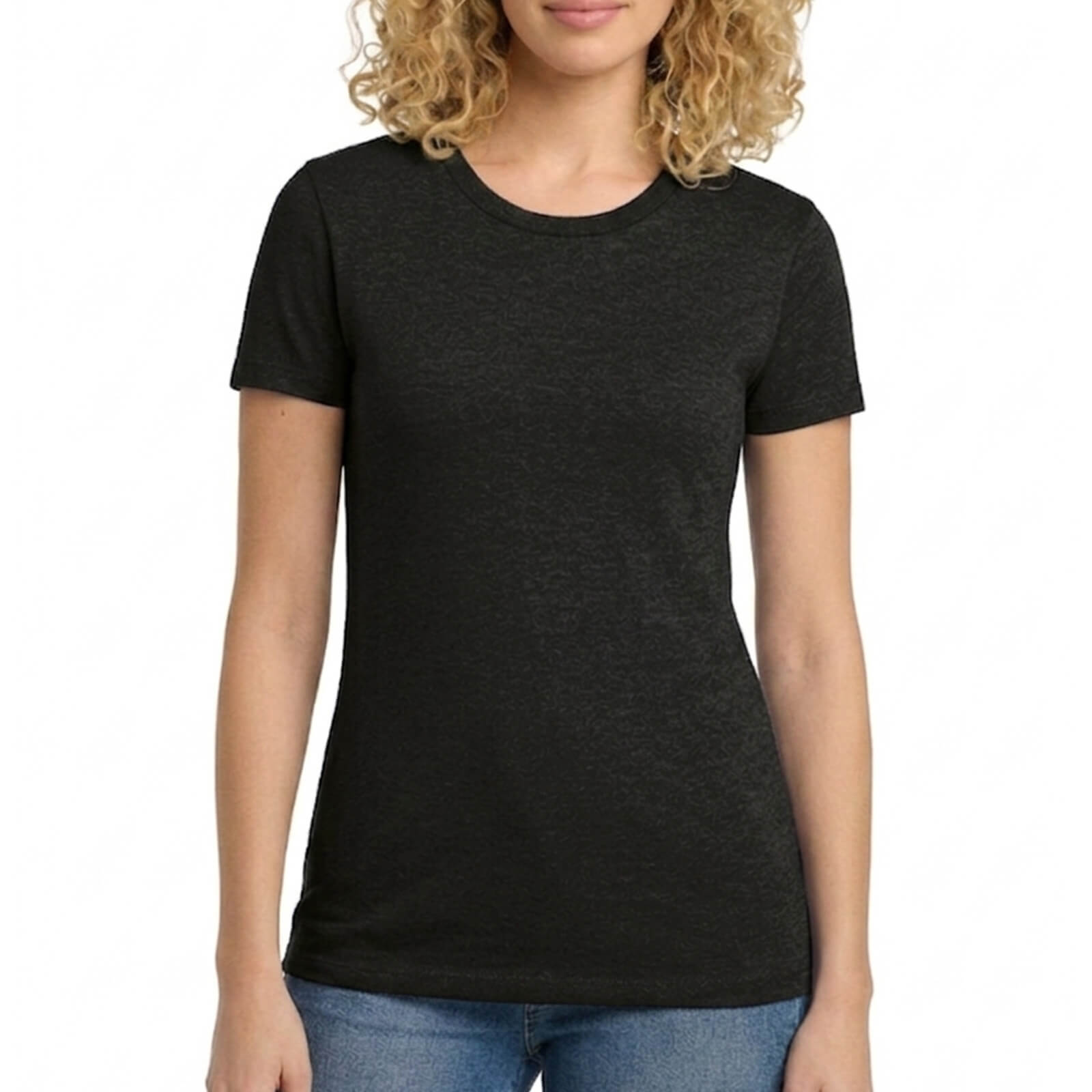 Next Level Apparel Women's CVC Tee. NL6610 Front