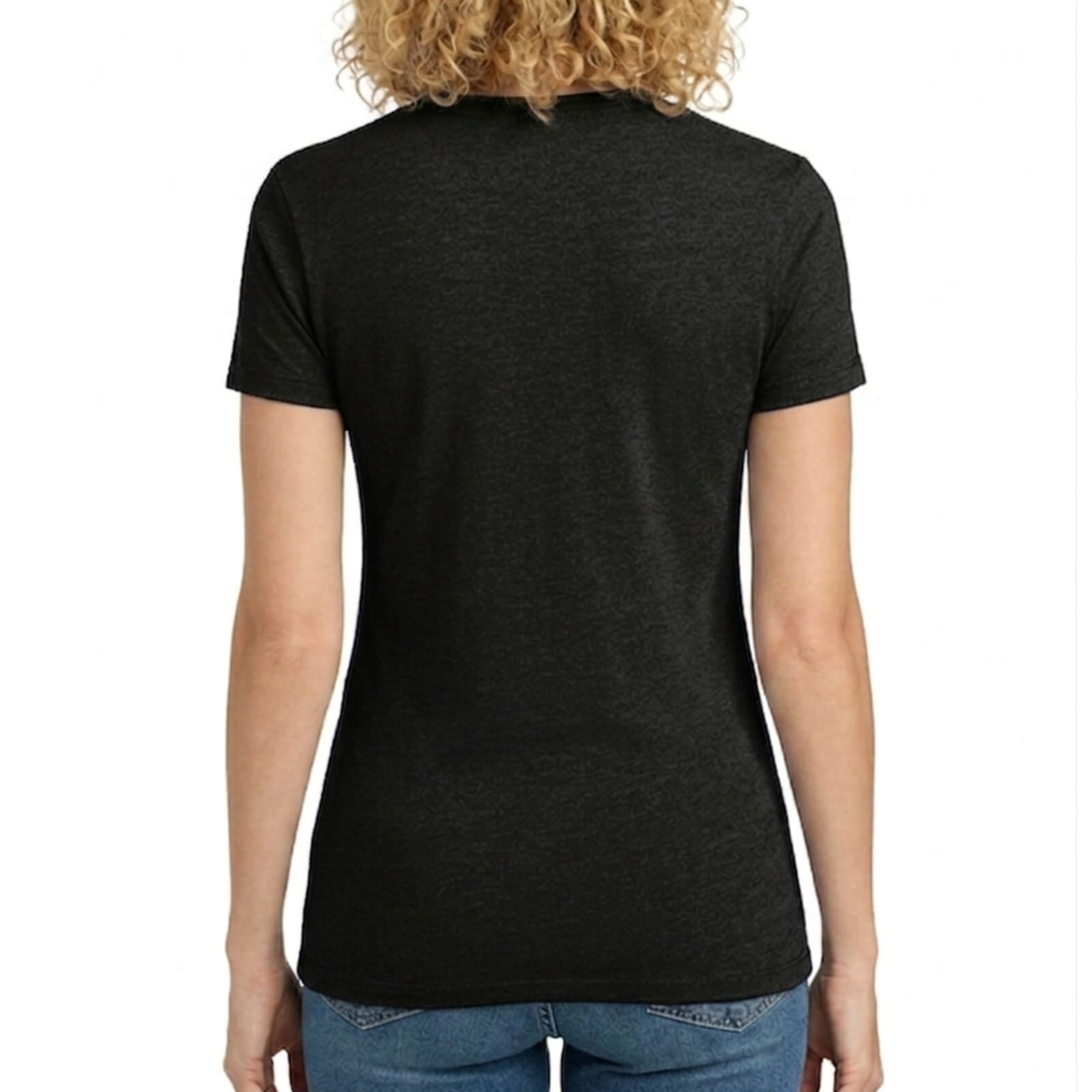 Next Level Apparel Women's CVC Tee. NL6610 Back