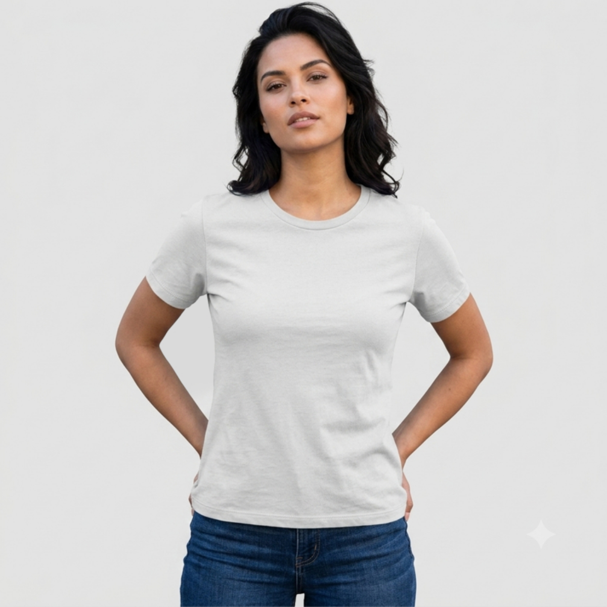 Bella + Canvas Women's Relaxed Jersey Tee Front