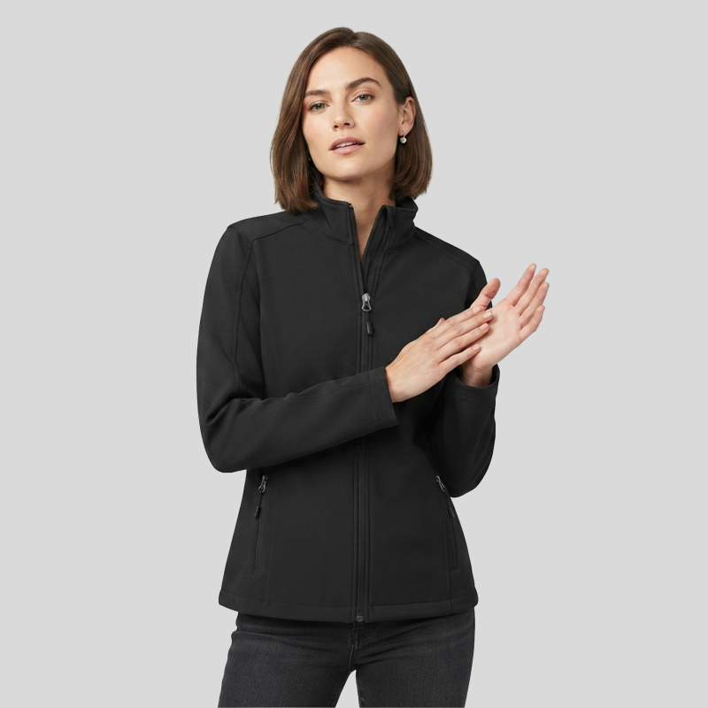 Port Authority® Ladies Core Soft Shell Jacket Front