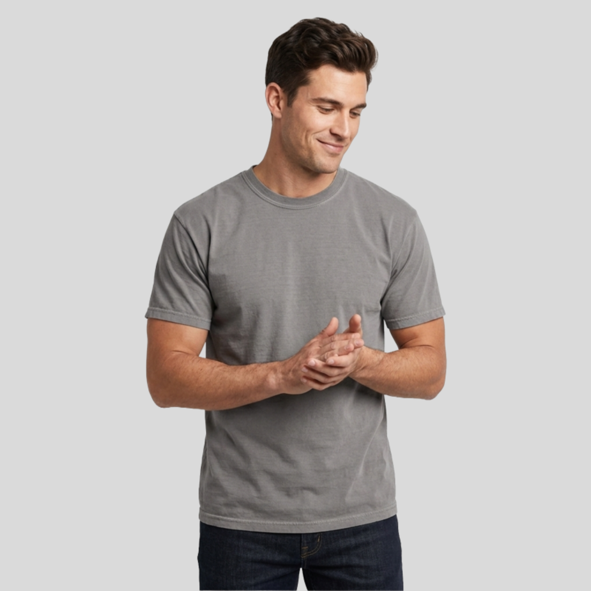 Garment-Dyed Heavyweight T-Shirt Front