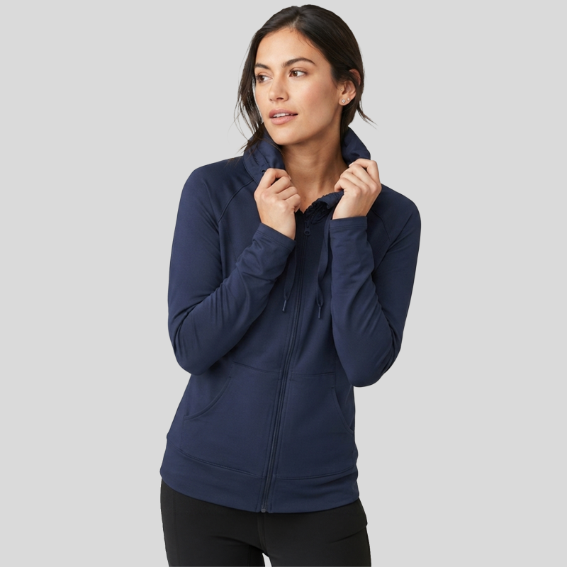 Sport-Tek® Ladies Sport-Wick® Stretch Full-Zip Jacket Front