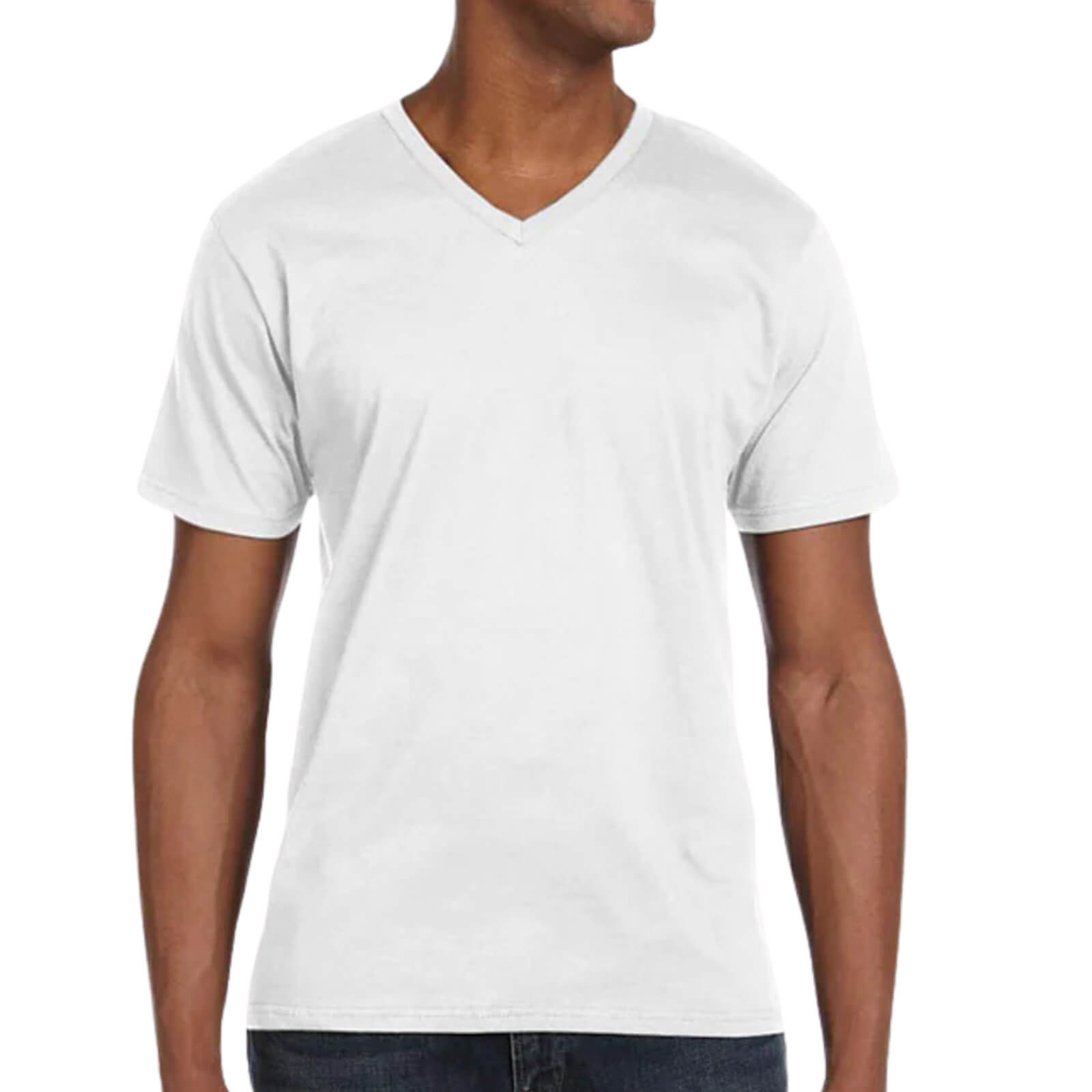 Men's Lightweight V-Neck Tee Front
