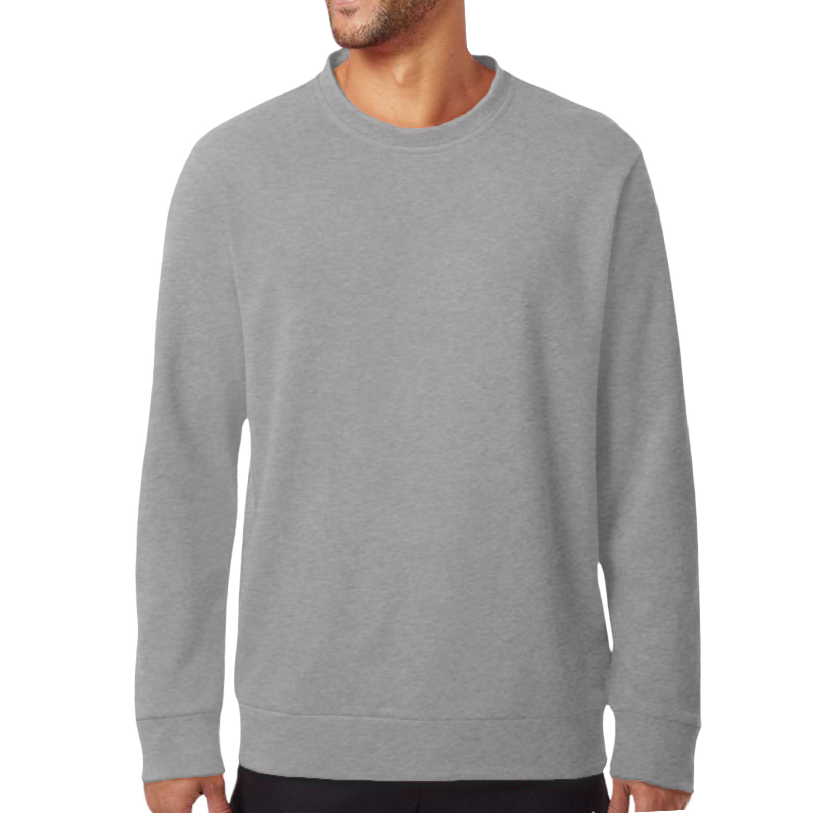adidas Unisex Fleece Crewneck Sweatshirt Front