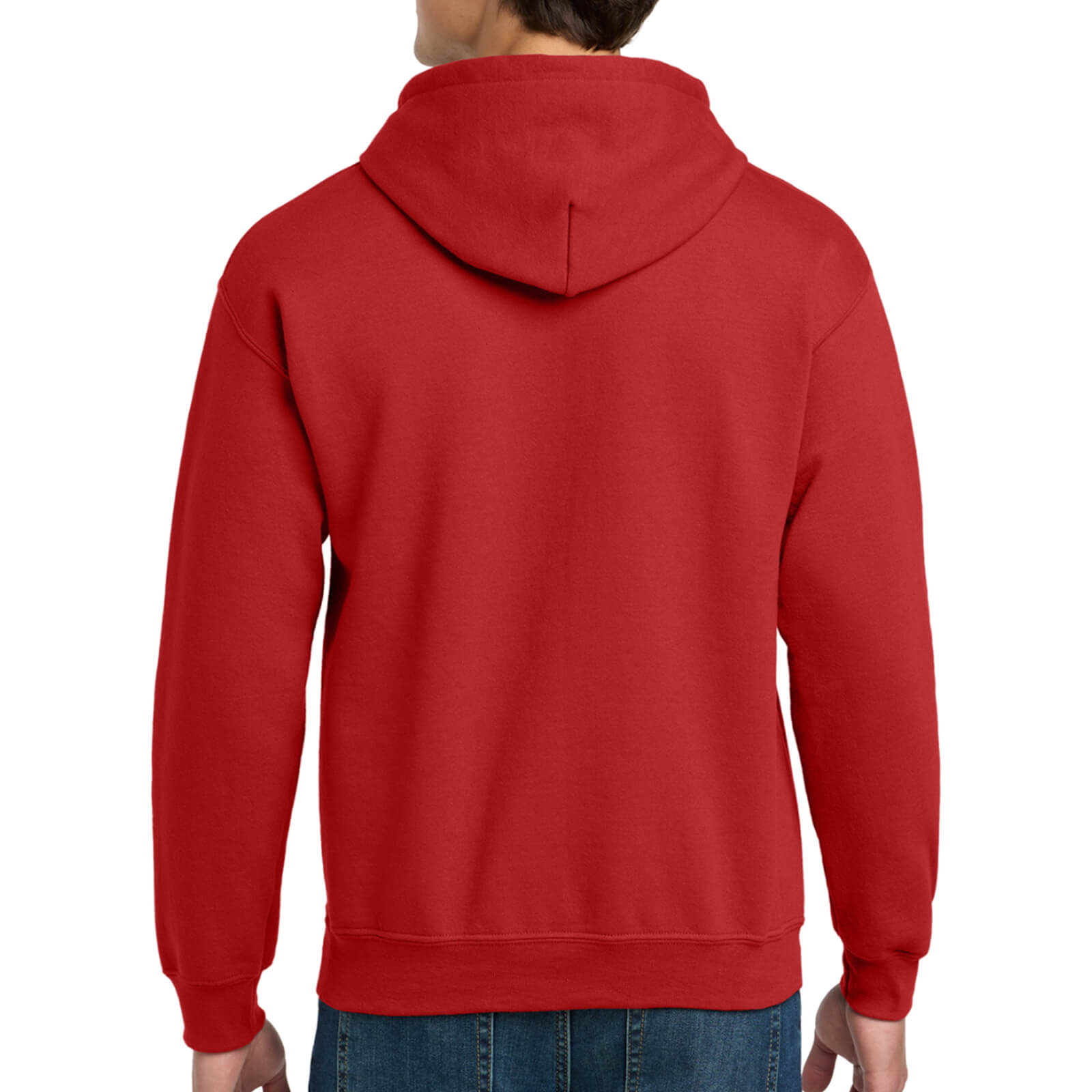 Unisex DryBlend® Hooded Sweatshirt Back