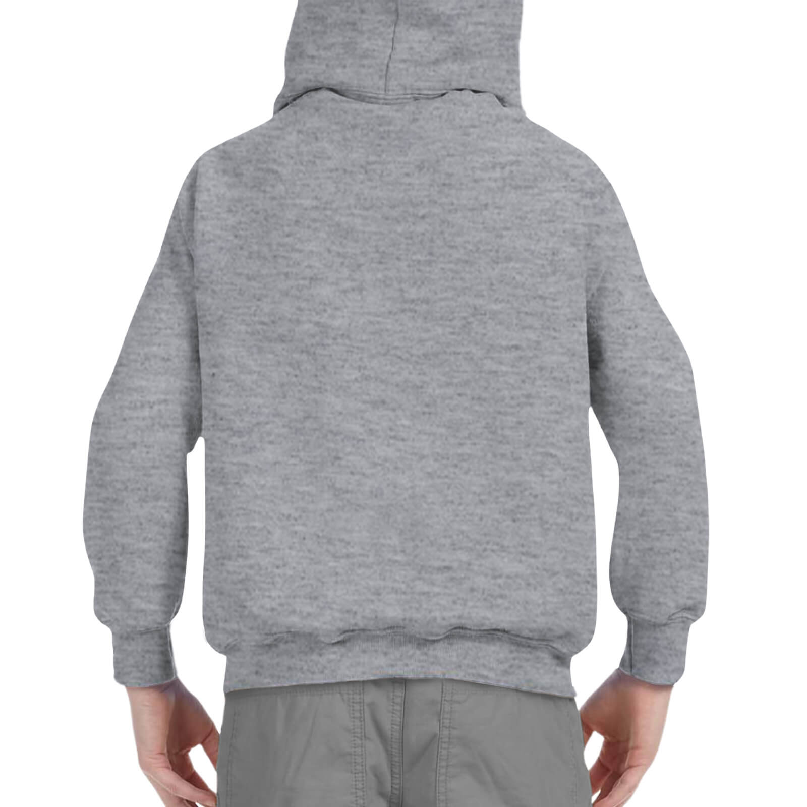 Youth Heavy Blend Hooded Sweatshirt Back